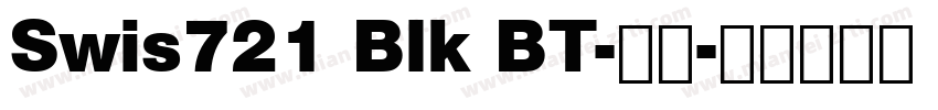 Swis721 Blk BT-常规字体转换
